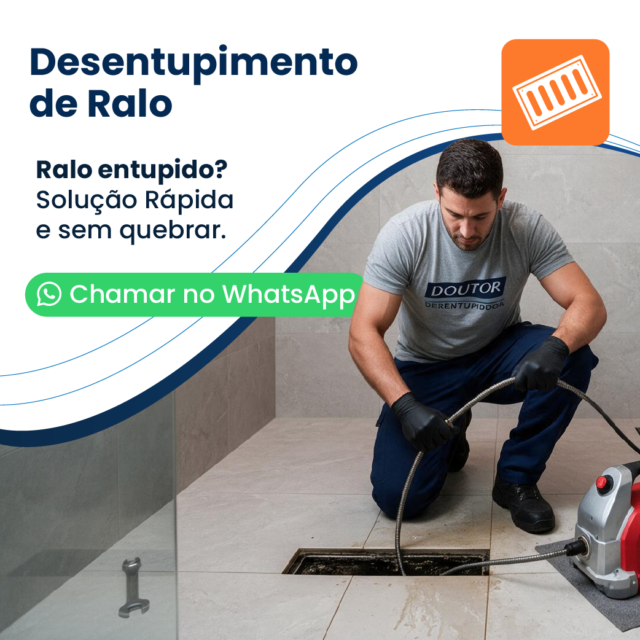 Desentupimento de Ralos — Doutor Desentupidora