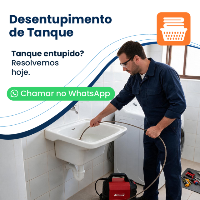 Desentupimento de Tanque — Doutor Desentupidora