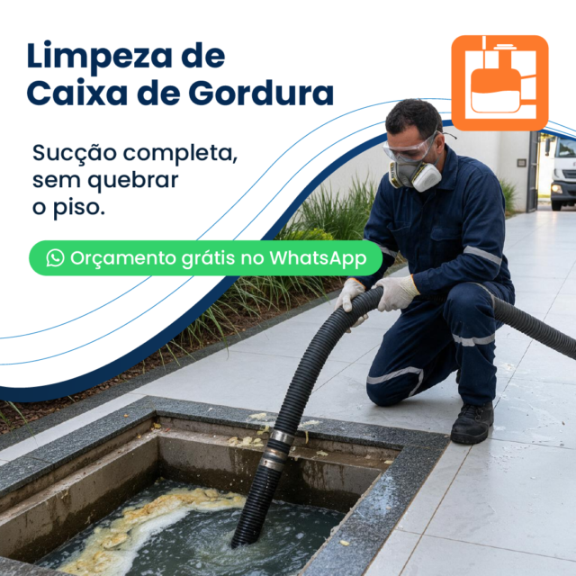 Limpeza de Caixa de Gordura